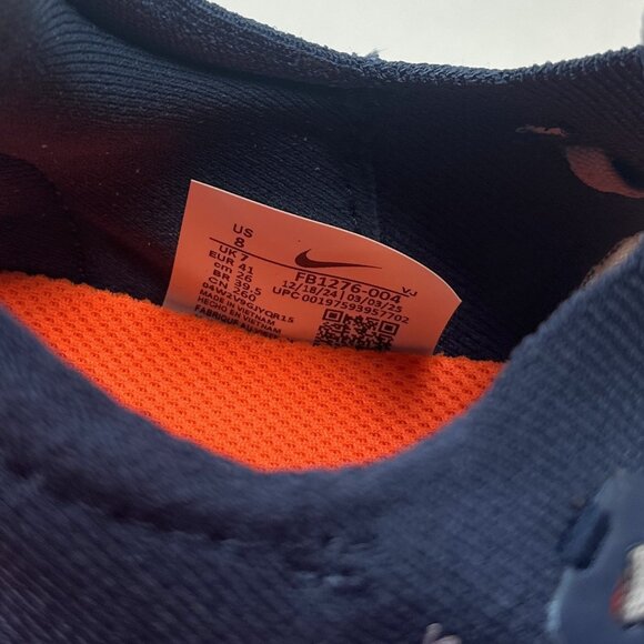 Nike Free RN FK Mens Gray Thunder Blue Shoes Sneakers Running Low FB1276-004 - Picture 9 of 10